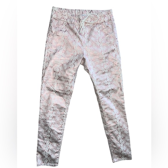 Bevy Flog rose gold python Shely pull on ankle pants size 27 - Picture 11 of 11